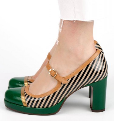 Chie Mihara JOYELLE GREEN shoes | Spring-Summer Collection