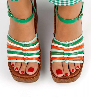 DAMOR GREEN CHiE MIHARA sandales