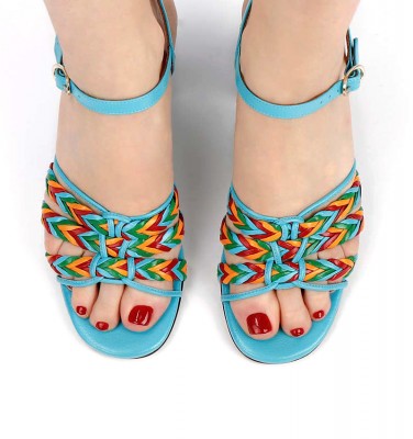 BARI BLUE CHiE MIHARA sandals