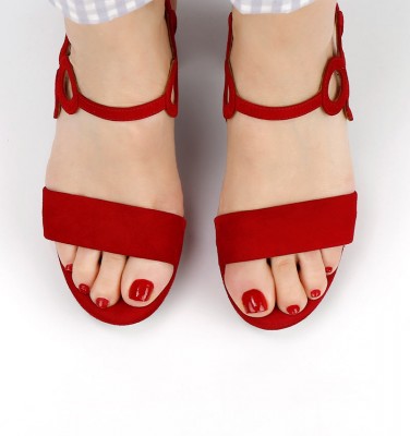 KENKO RED CHiE MIHARA sandals