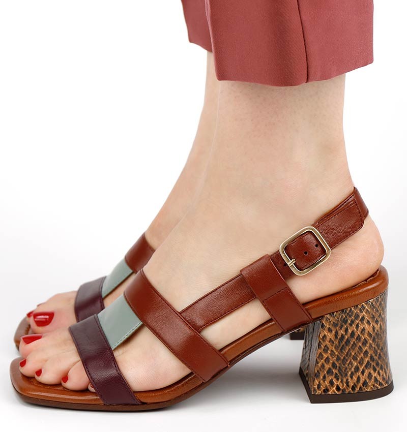 LALAIA BROWN CHiE MIHARA sandals