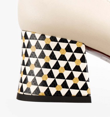 MERERE BLACK AND WHITE CHiE MIHARA shoes
