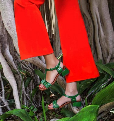QUACHA GREEN CHiE MIHARA sandalias