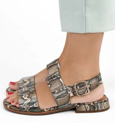 WA-WADEL GREEN CHiE MIHARA sandals