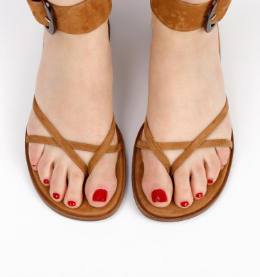 WAJAI BROWN CHiE MIHARA sandals