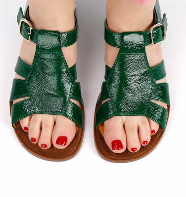 WISSY GREEN CHiE MIHARA sandals