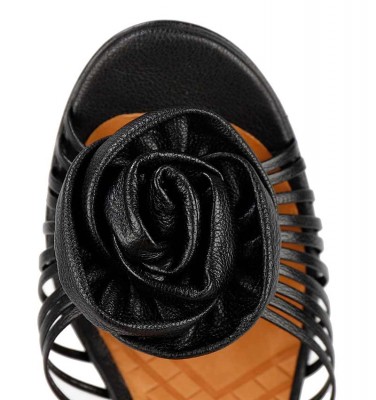 CA-ROSE BLACK CHiE MIHARA sandals
