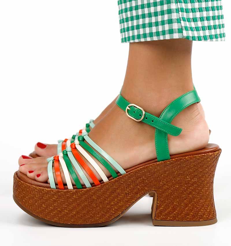 Chie Mihara DAMOR GREEN sandals Spring Summer Collection