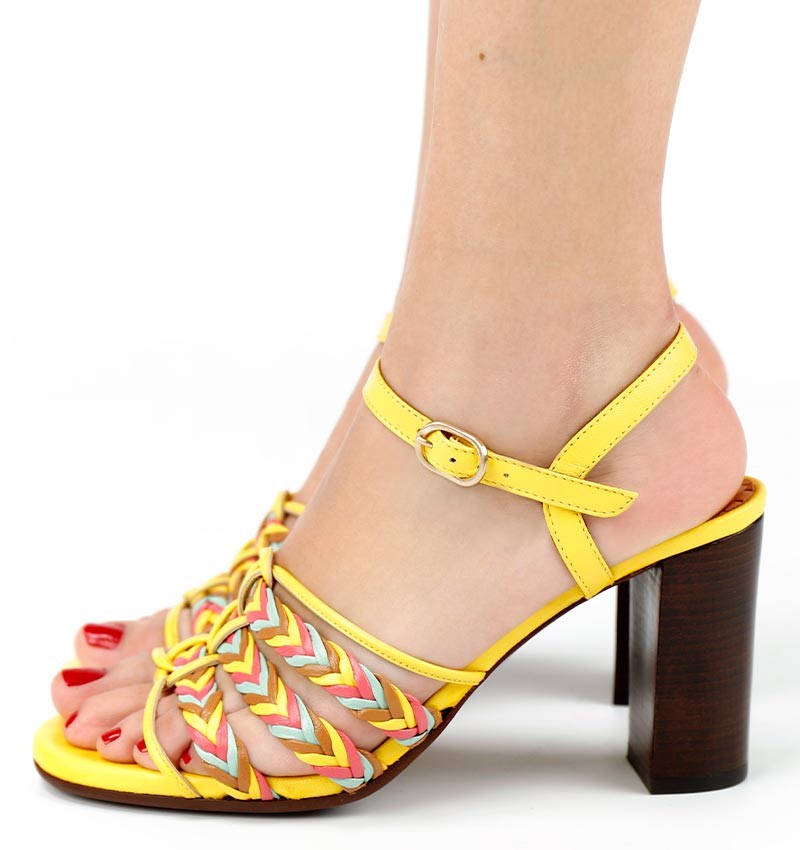 BARI YELLOW CHiE MIHARA sandals