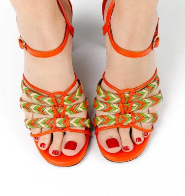 BARI ORANGE CHiE MIHARA sandals