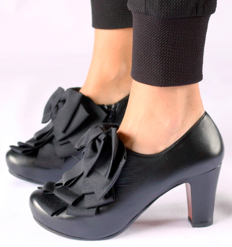 L-CATAME BLACK CHiE MIHARA chaussures