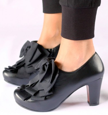 L-CATAME BLACK CHiE MIHARA shoes