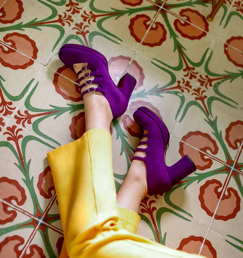 DALILA PURPLE CHiE MIHARA shoes