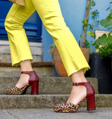 Chie Mihara DAMAHO NATUR AND RED shoes Fall Winter Collection