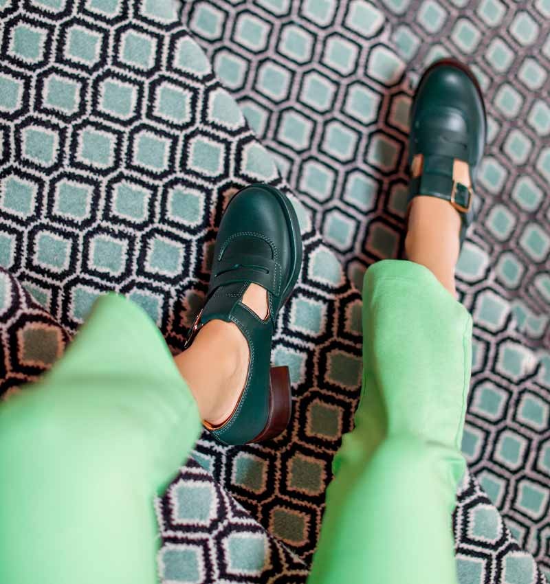 INUMI GREEN CHiE MIHARA zapatos