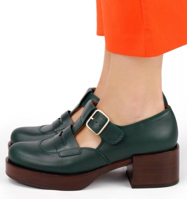 INUMI GREEN CHiE MIHARA zapatos
