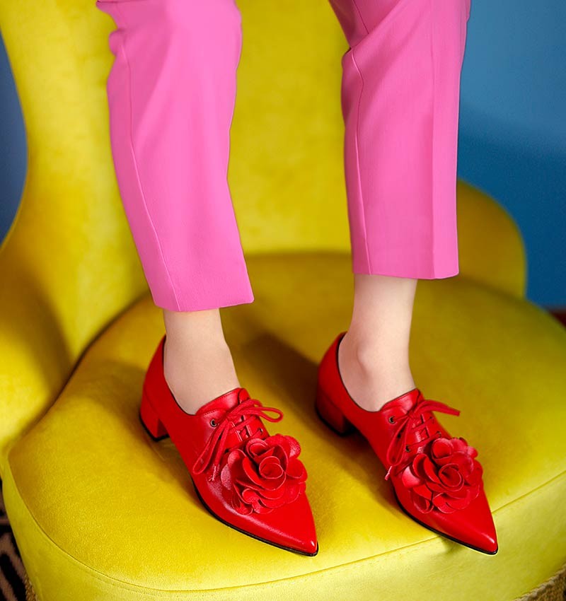 JISA RED CHiE MIHARA shoes