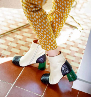 PABUSH WHITE CHiE MIHARA boots