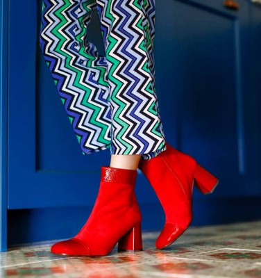 PANTA RED CHiE MIHARA boots
