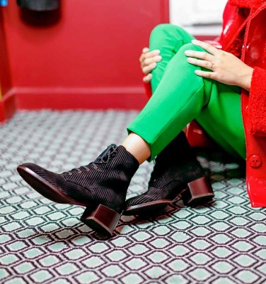 QUELIO BLACK CHiE MIHARA boots