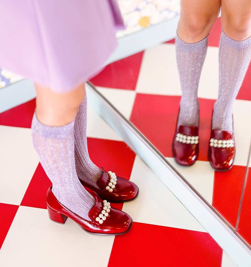 SAHIRA GRAPE CHiE MIHARA zapatos