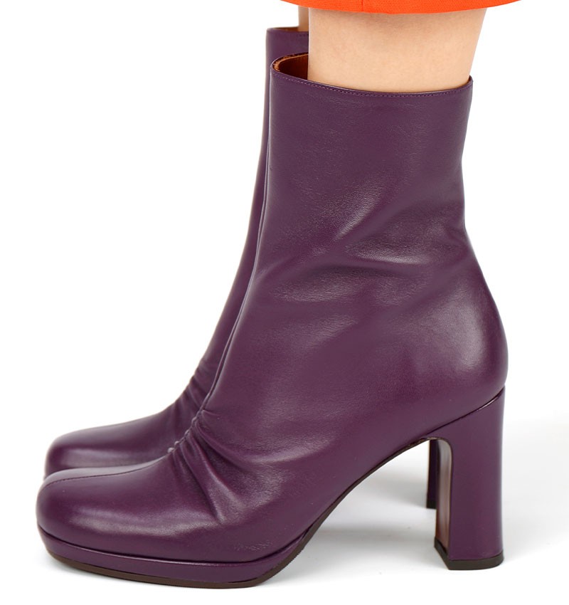 UAURA PURPLE CHiE MIHARA boots
