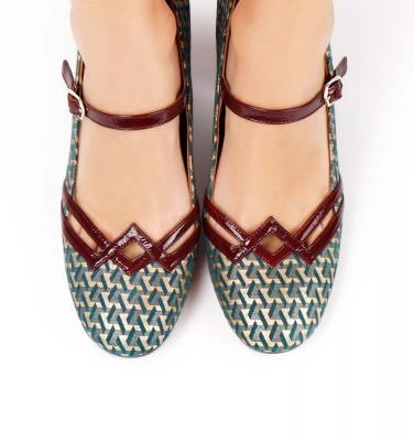 WEGO DARK GREEN CHiE MIHARA shoes