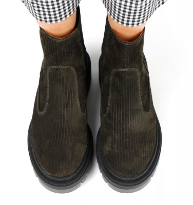WYSHI DARK GREEN CHiE MIHARA botas