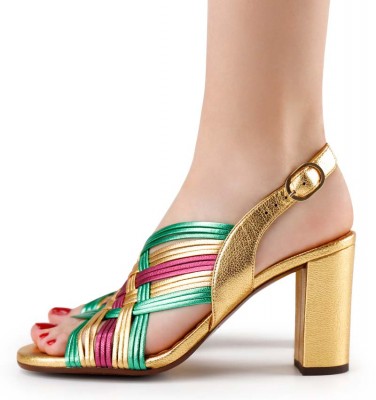 BEYA GOLD CHiE MIHARA sandalias