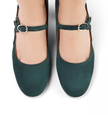 AIDA DARK GREEN TOP 10 CHiE MIHARA chaussures