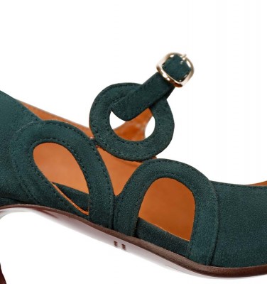 AIDA DARK GREEN TOP 10 CHiE MIHARA zapatos