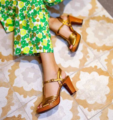 ELENJA BRONZE CHiE MIHARA sandals