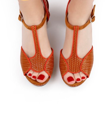 KEDUNI BROWN CHiE MIHARA sandals