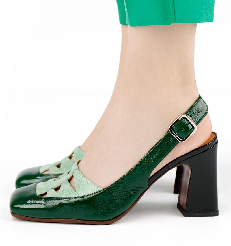 Chie Mihara OGURI GREEN shoes | Spring-Summer Collection