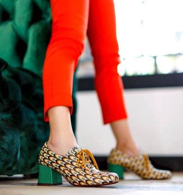 MERIETE GREEN CHiE MIHARA shoes