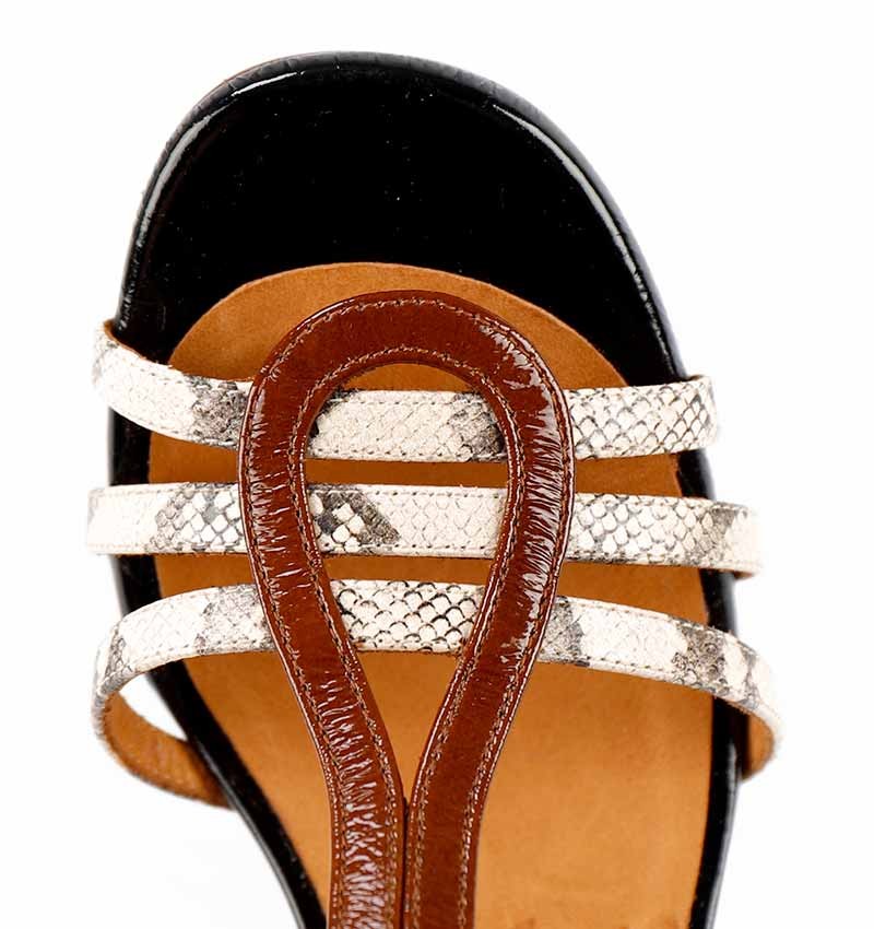 BABI SAND AND BROWN CHiE MIHARA sandals