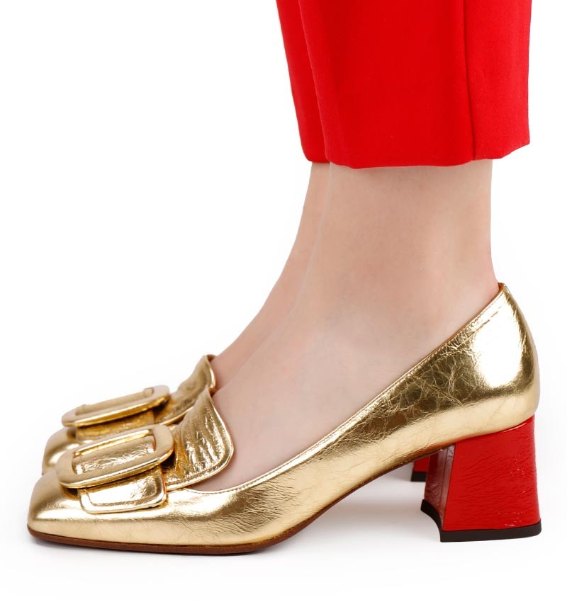 VYZU GOLD CHiE MIHARA zapatos