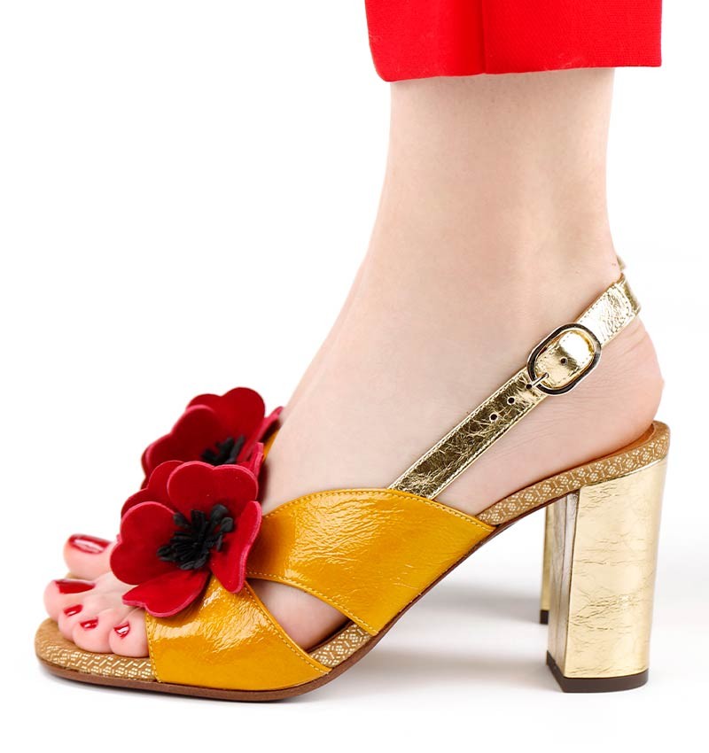 BEIKO YELLOW CHiE MIHARA sandals