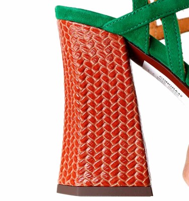 CONGRA GREEN CHiE MIHARA sandals