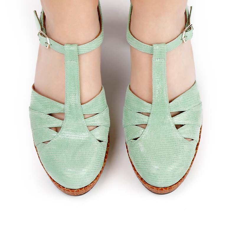 Chie Mihara JOWA GREEN shoes | Spring-Summer Collection