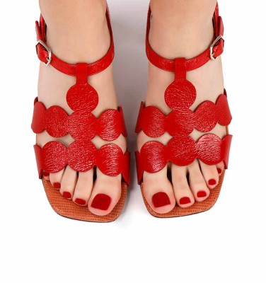 LUCALA RED CHiE MIHARA sandalias