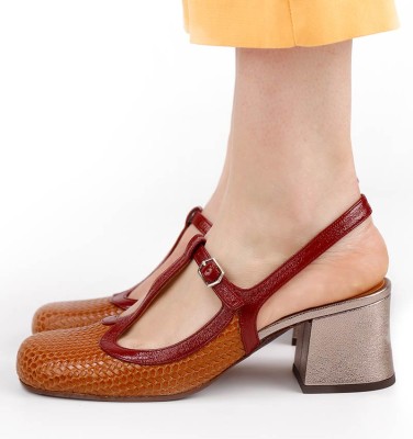 MENAN BROWN CHiE MIHARA zapatos