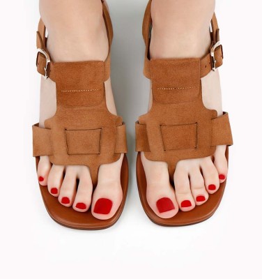 QUECHA BROWN CHiE MIHARA sandals