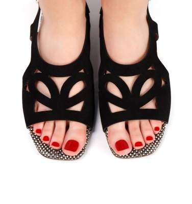 TANZO BLACK CHiE MIHARA sandalias