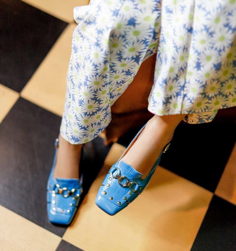 VURURU BLUE CHiE MIHARA chaussures