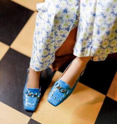 VURURU BLUE CHiE MIHARA shoes