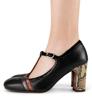 WATUN BLACK CHiE MIHARA zapatos