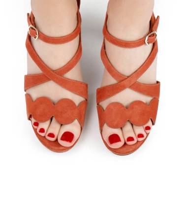 ARANA ORANGE CHiE MIHARA sandals