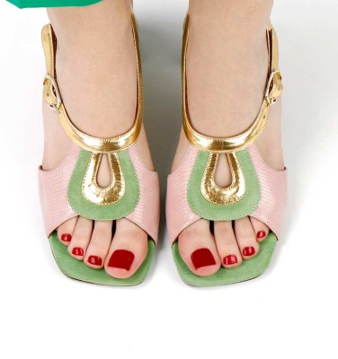 LORVINA PINK CHiE MIHARA sandalias