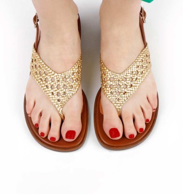 WARU GOLD CHiE MIHARA sandalias